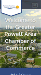 Mobile Screenshot of powellchamber.com